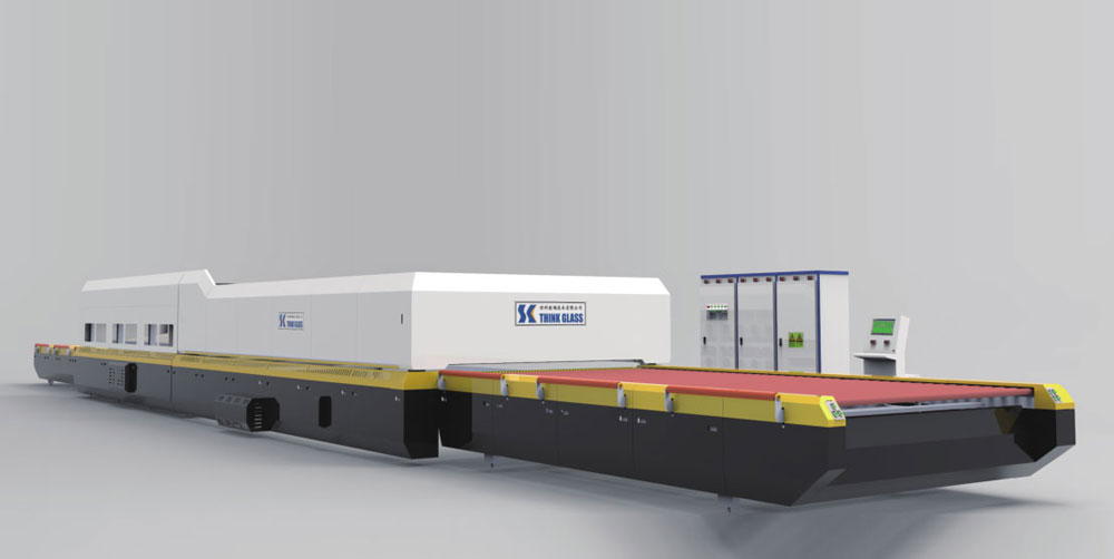 壓縮空氣對(duì)流水平鋼化爐